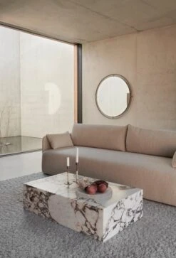 MENU Miroir Nimbus 110 cm, Laiton Bronze -Ménagers Décoration Boutique MENU Nimbus Mirror Offset Saofa Plinth Duca