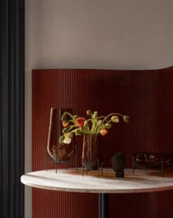 MENU Coupe Échasse, Ambre -Ménagers Décoration Boutique MEN chasse Column Table 1