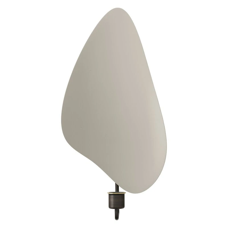 MENU Porte-bougie Mural Flambeau, 34 cm, Laiton Bronze - Gris 1 MENU Porte-bougie Mural Flambeau, 34 cm, Laiton Bronze - Gris