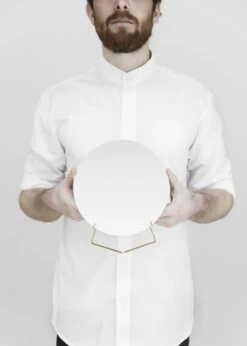 Moebe Miroir Sur Pied 20 cm, Laiton -Ménagers Décoration Boutique MOEBE MIRROR PP 20 BRASS