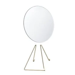 Moebe Miroir Sur Pied 20 cm, Laiton -Ménagers Décoration Boutique MOEBE MIRROR WB 20 BRASS 02