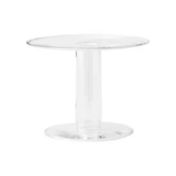 MENU Bougeoir Abacus, 8,5 cm, Verre Transparent