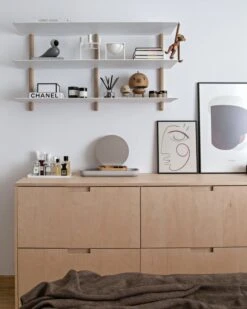 Fritz Hansen Miroir De Table KN Slide, Frêne - Béton Gris -Ménagers Décoration Boutique Midsummer Bedroom 3