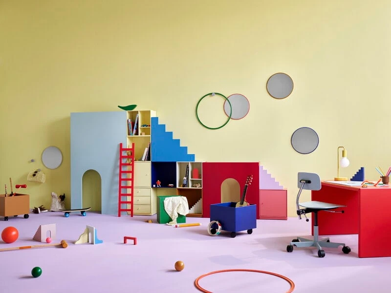 Montana Furniture Miroir Rond Montana Mini, 151 Rhubarb 5 Montana Furniture Miroir Rond Montana Mini, 151 Rhubarb – Image 5