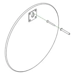 Montana Furniture Miroir Rond Montana Mini, 161 Mist -Ménagers Décoration Boutique Montana Mini Mirror Noticeboard AssemblyGuide Web 3