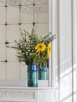 HAY Vase Moroccan, L, Bleu - Vert -Ménagers Décoration Boutique Moroccan Vase L blue and green