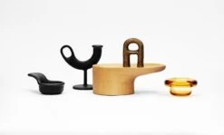 Nedre Foss Bougeoir Pour Bougie Chauffe-plat Sirkel, Jaune Ambre -Ménagers Décoration Boutique NF 051018 0058 yellow