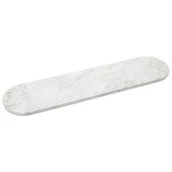 Northern Planche De Service Podium, 65 cm, Marbre Blanc Mélangé