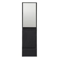 Nuori Miroir Hideaway, Noir -Ménagers Décoration Boutique NUORI Hideaway Mirror Black