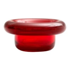Nedre Foss Bougeoir Pour Bougie Chauffe-plat Sirkel, Mid Winter Red