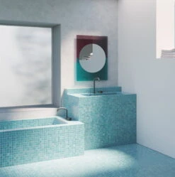 Petite Friture Miroir Wander, 67 x 90 cm, émeraude - Cerise -Ménagers Décoration Boutique PETITE FRITURE SALLE DE BAIN WANDER