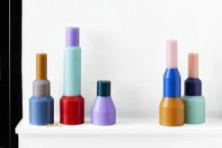 HAY Bougie Pillar, Modèle XL, Rouge -Ménagers Décoration Boutique Pillar Candle family 03