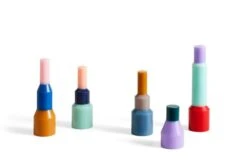 HAY Bougie Pillar, Modèle XL, Rouge -Ménagers Décoration Boutique Pillar Candle family 04 1