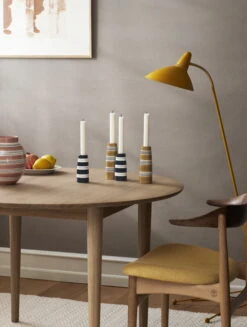 Kähler Bougeoir Omaggio Nuovo, 12 cm, Bleu Foncé -Ménagers Décoration Boutique Rosendahl 2022 690155 690156 690163