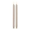 STOFF Copenhagen Bougies LED STOFF, 2 pièces, Sable