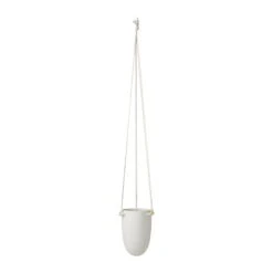 Ferm LIVING Petit Pot Suspendu Speckle, Blanc Cassé