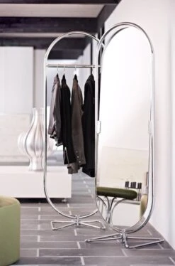 Verpan Miroir System 1-2-3, Chromé -Ménagers Décoration Boutique System 1 2 3 Mirror Rack