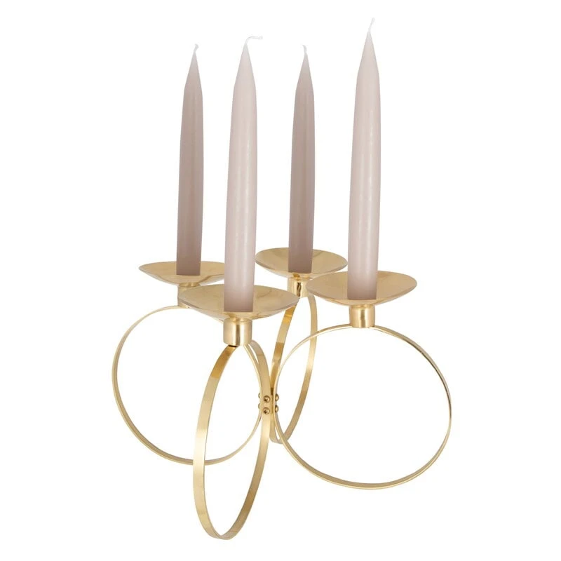 Aarikka Porte-bougie Pöytälukki, Laiton 2 Aarikka Porte-bougie Pöytälukki, Laiton – Image 2