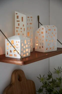 Kähler Photophore Urbania, Town House -Ménagers Décoration Boutique Urbania Light House H145 H220 H105