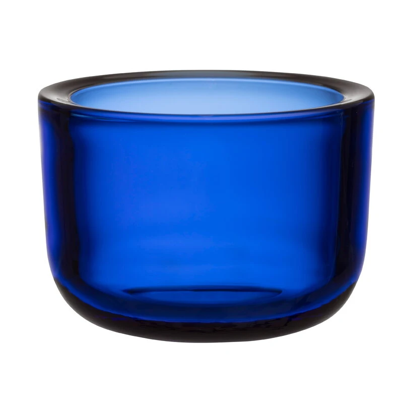 Iittala Photophore Valkea, 60 mm, Bleu Outremer 2 Iittala Photophore Valkea, 60 mm, Bleu Outremer – Image 2