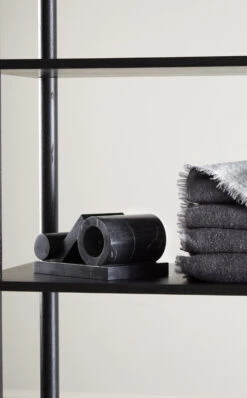 Woud Serre-livres Booknd, 2 pièces, Marbre Noir -Ménagers Décoration Boutique WOUD AW22 BOOKND 1