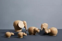 Woud Petite Figurine Hibo Hippopotamus, Chêne -Ménagers Décoration Boutique WOUD Lifestyle 2017 Nunu2C Hibo2C Rina