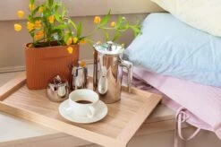 Muuto Vase Ridge, 16,5 cm, Terracotta -Ménagers Décoration Boutique aamiainen Ruoka7