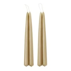 Applicata Bougie Blossom, Lot De 4, Chêne