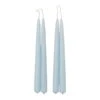 Applicata Bougie Blossom, Lot De 4, Bleu Ciel