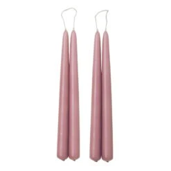 Applicata Bougie Blossom, Lot De 4, Rose Chaud