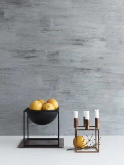 By Lassen Bol Kubus, Grand Modèle, Noir -Ménagers Décoration Boutique byLassen Kubus 4 Kubus Bowl Lifestyle High Res