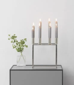 By Lassen Chandelier Kubus 8, Nickel 10 By Lassen Chandelier Kubus 8, Nickel -Ménagers Décoration Boutique byLassen Kubus 8 nickel Frame Lifestyle High Res