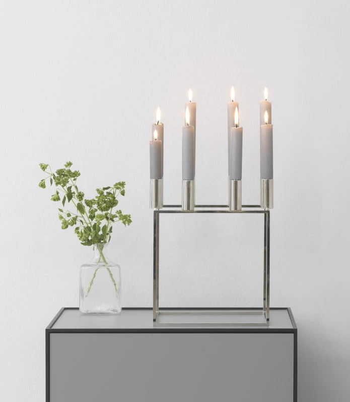 By Lassen Chandelier Kubus 8, Nickel 5 By Lassen Chandelier Kubus 8, Nickel – Image 5