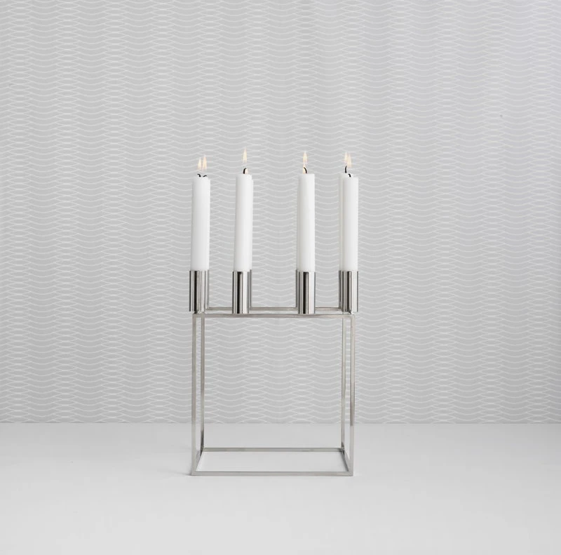 By Lassen Chandelier Kubus 8, Nickel 3 By Lassen Chandelier Kubus 8, Nickel – Image 3