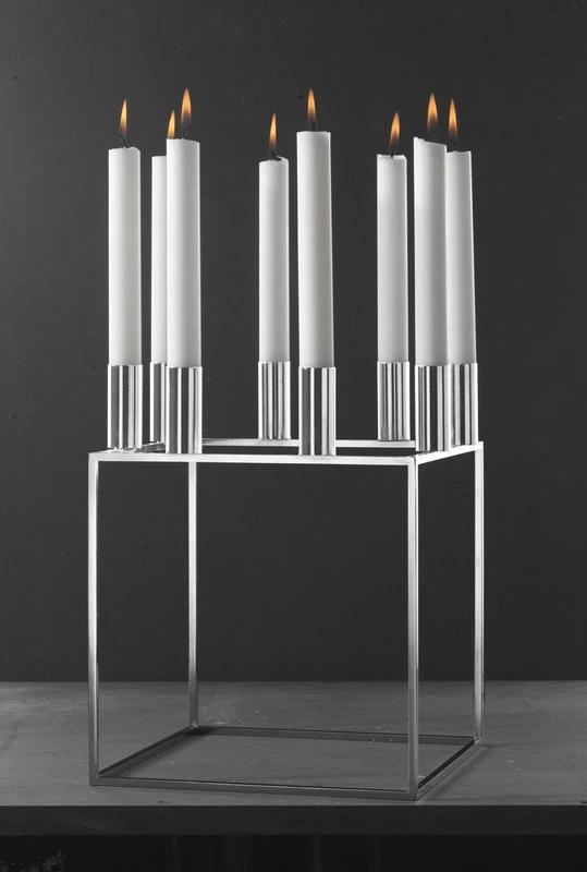 By Lassen Chandelier Kubus 8, Nickel 6 By Lassen Chandelier Kubus 8, Nickel – Image 6