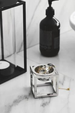 By Lassen Bol Kubus, Mini, Nickel -Ménagers Décoration Boutique byLassen LightIn Kubus Bowl Mini Nickel 1