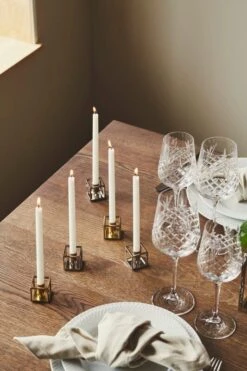 By Lassen Bougeoir Kubus Micro, Lot De 2, Plaqué Or -Ménagers Décoration Boutique bylassen Kubus SS2022 16 copy 1