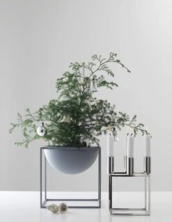 By Lassen Bougeoir Kubus 4, Nickel 10 By Lassen Bougeoir Kubus 4, Nickel -Ménagers Décoration Boutique bylassen 5694