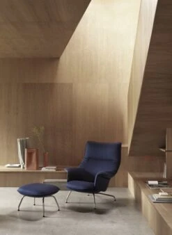 Muuto Vase Ridge, Petit Modèle, Terracotta -Ménagers Décoration Boutique doze lounge chair ottoman balder 782 chrome leaf lamp ridge vase muuto org 1