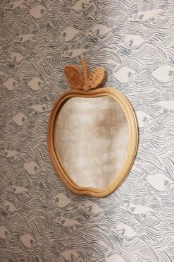 Ferm LIVING Miroir Apple, Naturel 5 Ferm LIVING Miroir Apple, Naturel -Ménagers Décoration Boutique fermLIVING AppleMirror image