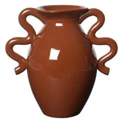 Ferm LIVING Vase De Table Verso, Terracotta