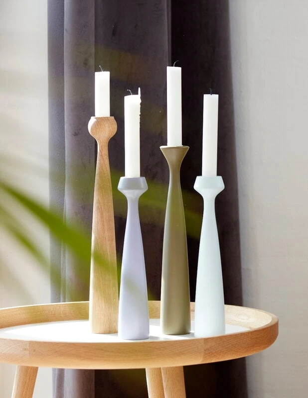 Applicata Bougie Blossom, Lot De 4, Blanc 4 Applicata Bougie Blossom, Lot De 4, Blanc – Image 4