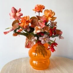 Fundamental Berlin Vase Moyen Muse, Safran -Ménagers Décoration Boutique marsano flowers march 1 of 1 23