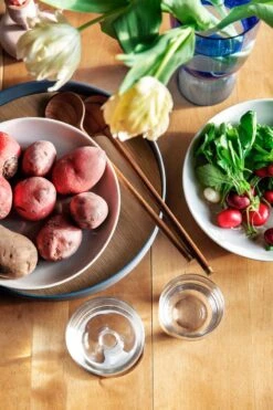 HAY Vase Bottoms Up, Modèle S, Bleu électrique -Ménagers Décoration Boutique ruoka peruna sk1